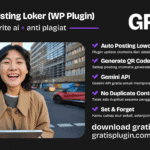 Karir – Plugin Auto Posting Lowongan Kerja untuk WordPress (Gratis & Full Otomatis)