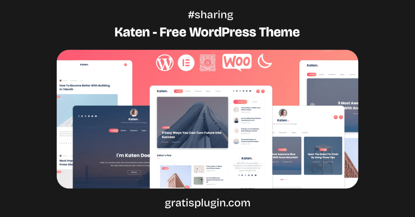 Katen – WordPress Theme Gratis
